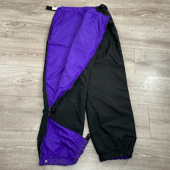 Vintage Columbia Sportswear Company Snow Ski Pants Full Side Zip Black L - Picture 12 of 16